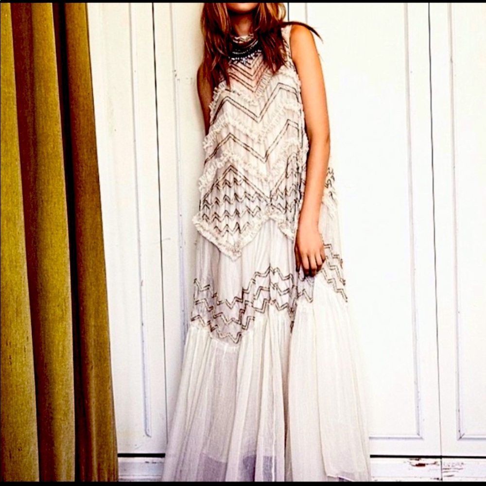 RARE Free people Gemma Limited Edition Boho wedding dress. Size S